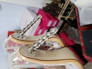 Brand New! Azalea Wang Clear Cinderella Heels